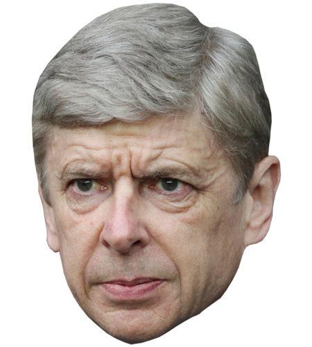 Arsene Wenger Celebrity Maske aus Karton
