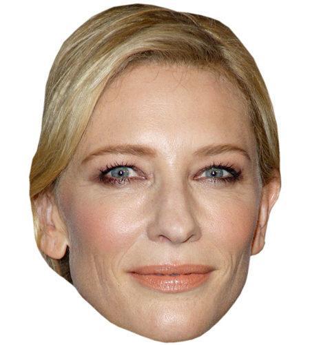 Cate Blanchett Celebrity Maske aus Karton