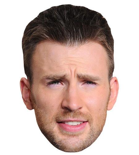 Chris Evans Celebrity Maske aus Karton