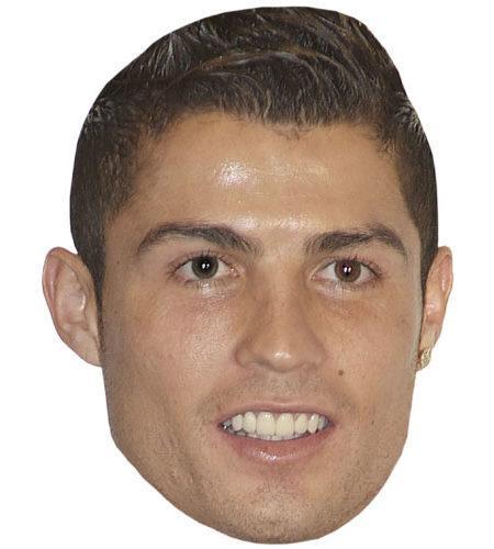 Cristiano Ronaldo Celebrity Maske aus Karton