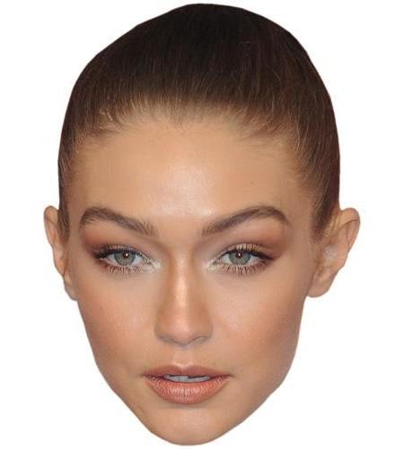 Gigi Hadid Celebrity Maske aus Karton