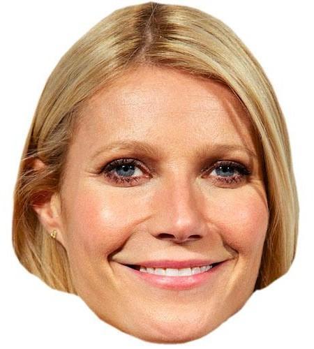 Gwyneth Paltrow Celebrity Maske aus Karton