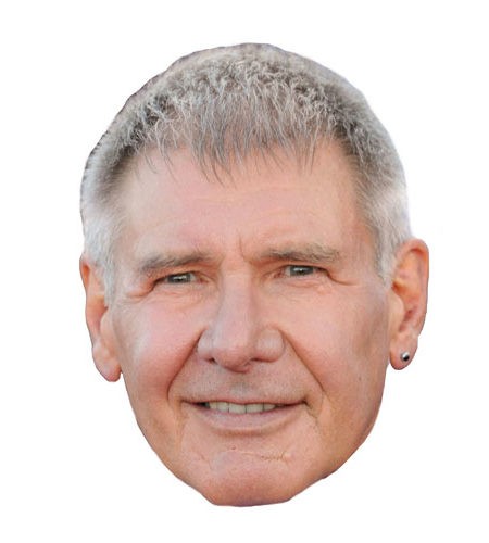Harrison Ford Maske aus Karton