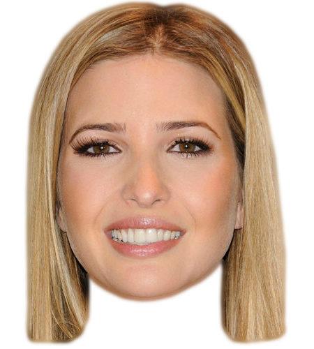 Ivanka Trump Celebrity Maske aus Karton