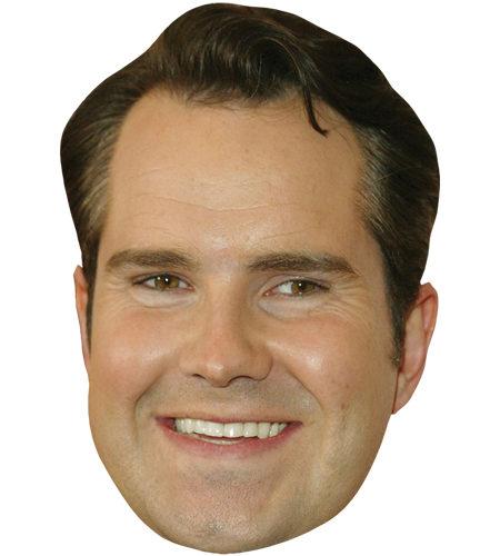 Jimmy Carr Celebrity Maske aus Karton