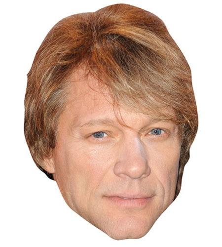 Jon Bon Jovi Maske aus Karton