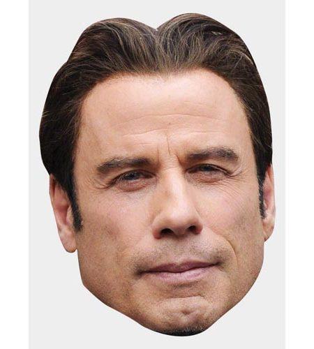 John Travolta Maske aus Karton
