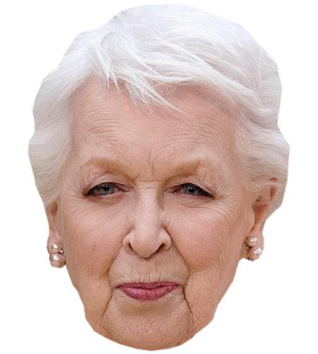 June Whitfield Celebrity Maske aus Karton
