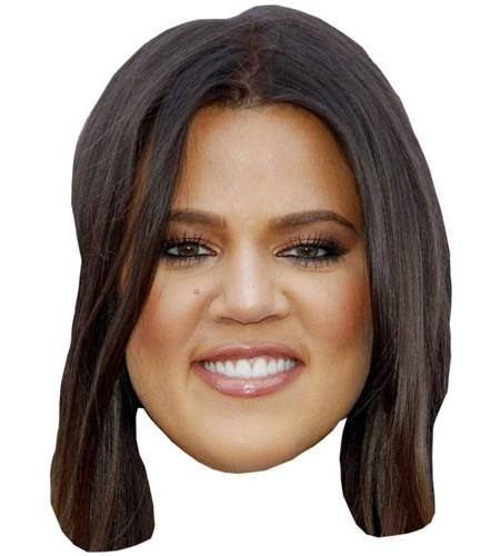 Khloe Kardashian Maske aus Karton
