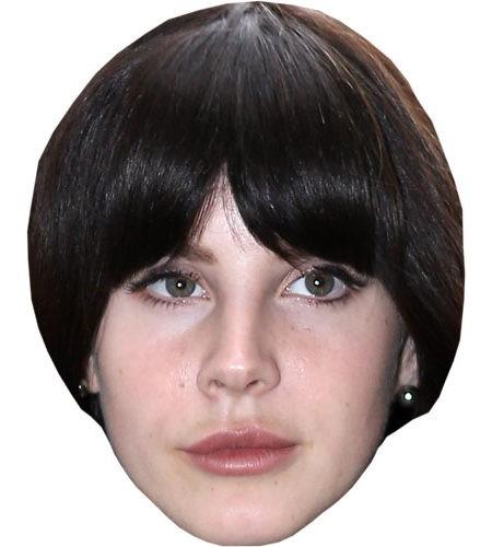 Lana Del Rey Maske aus Karton