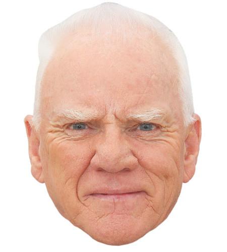 Malcolm McDowell Celebrity Maske aus Karton
