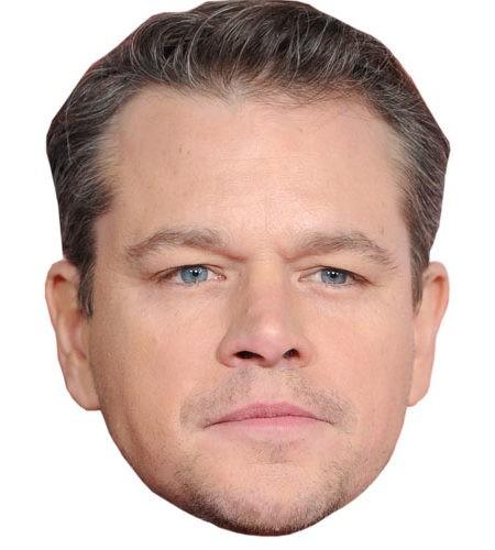 Matt Damon Celebrity Maske aus Karton