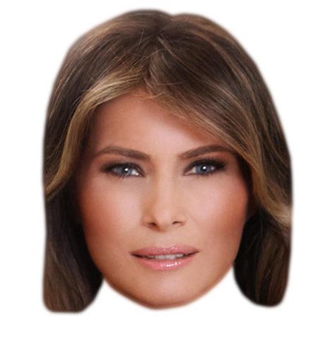 Melania Trump Celebrity Maske aus Karton