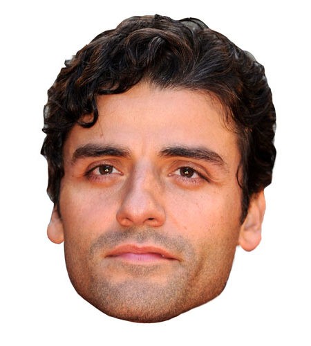 Oscar Isaac Maske aus Karton