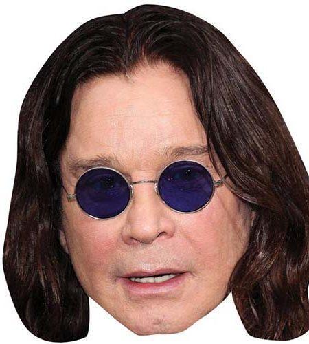 Ozzy Osbourne Maske aus Karton