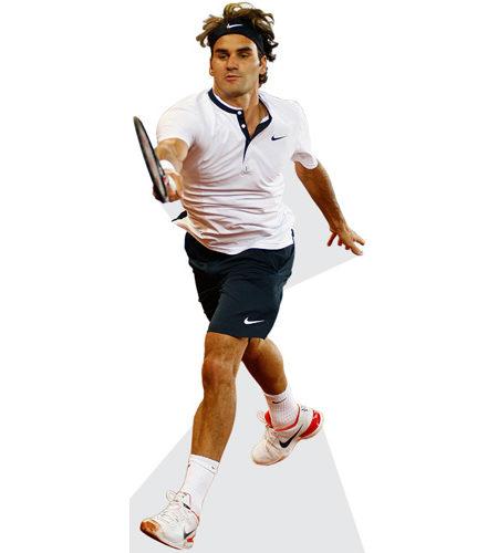 Roger Federer (Playing) lebensgroßer Pappaufsteller