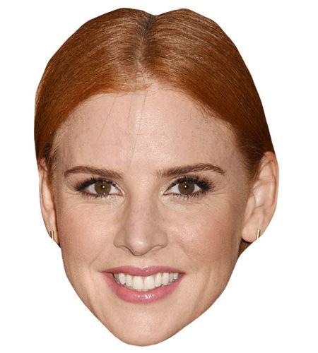 Sarah Rafferty Celebrity Maske aus Karton