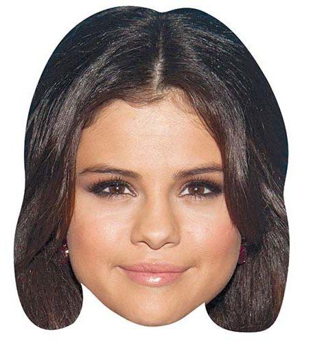 Selena Gomez Maske aus Karton