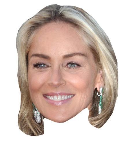 Sharon Stone Maske aus Karton