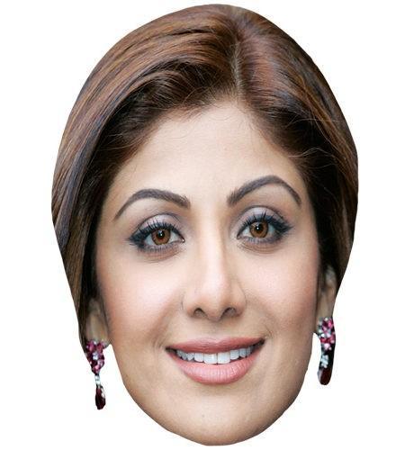 Shilpa Shetty Celebrity Maske aus Karton