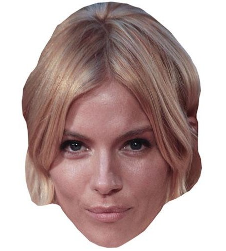 Sienna Miller Celebrity Maske aus Karton