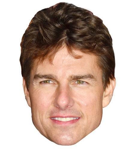 Tom Cruise Celebrity Maske aus Karton