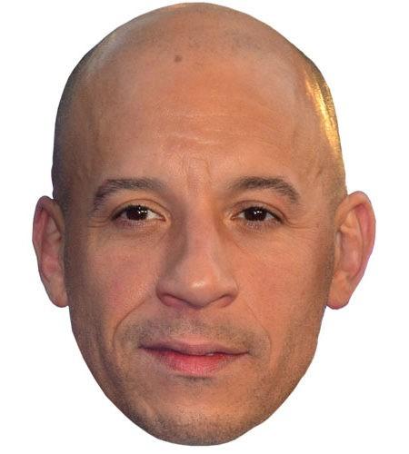 Vin Diesel Celebrity Maske aus Karton