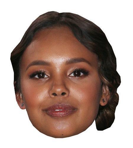 Alisha Boe Celebrity Maske aus Karton