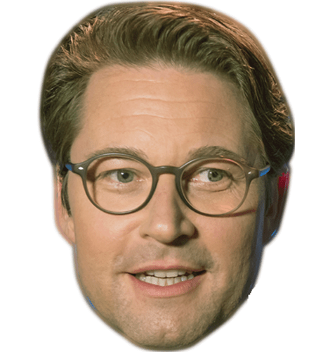Andreas Scheuer Celebrity Maske aus Karton