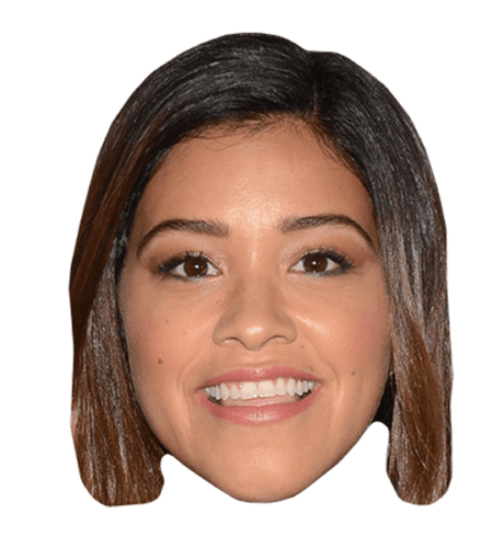 Gina Rodriguez Maske aus Karton