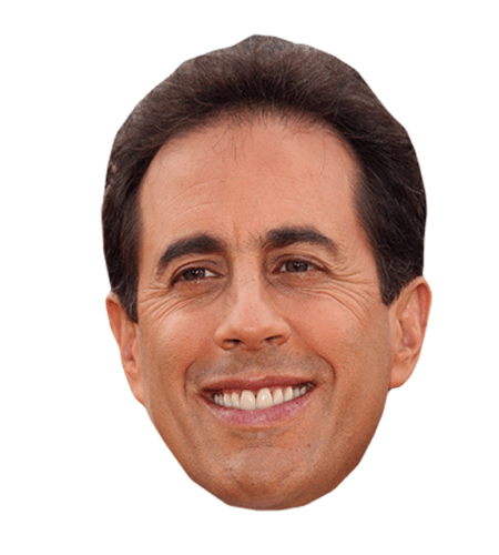 Jerry Seinfeld Maske aus Karton