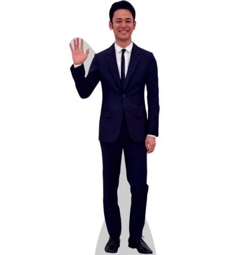 Satoshi Tsumabuki (Suit) Pappaufsteller