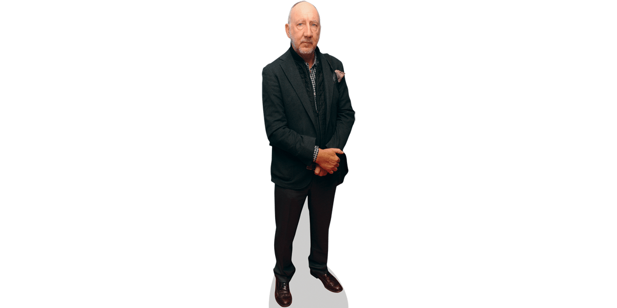 Pappaufsteller lebensgross Suit Pete Townshend 