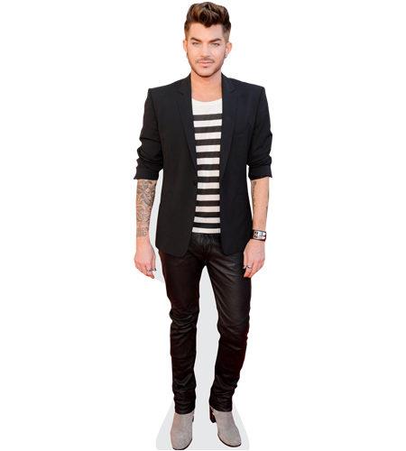 Adam Lambert (Striped T-Shirt) Pappaufsteller