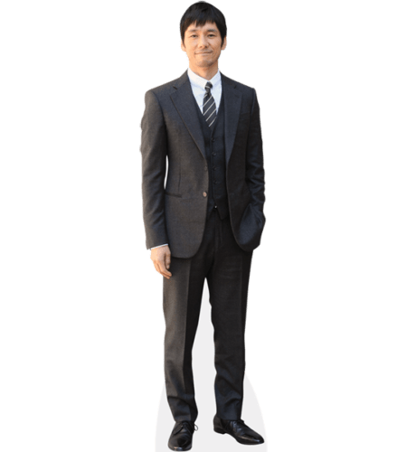 Hidetoshi Nishijima (Suit) Pappaufsteller