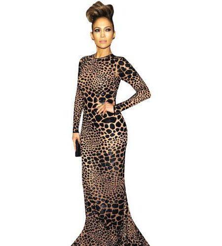 Jennifer Lopez (Leopard Print) Pappaufsteller