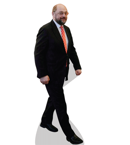 Martin Schulz Pappaufsteller