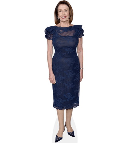 Nancy Pelosi (Blue Dress) Pappaufsteller