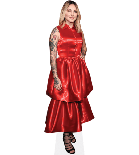 Julia Michaels (Red Dress) Pappaufsteller