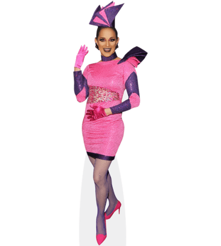 Cynthia Lee Fontaine (Pink Dress) Pappaufsteller