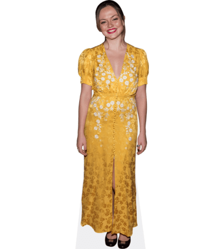 Emily Meade (Yellow Dress) Pappaufsteller