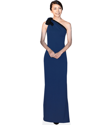 Yuko Takeuchi (Blue Dress) Pappaufsteller