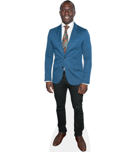 Gbenga Akinnagbe (Blue Blazer) Pappaufsteller