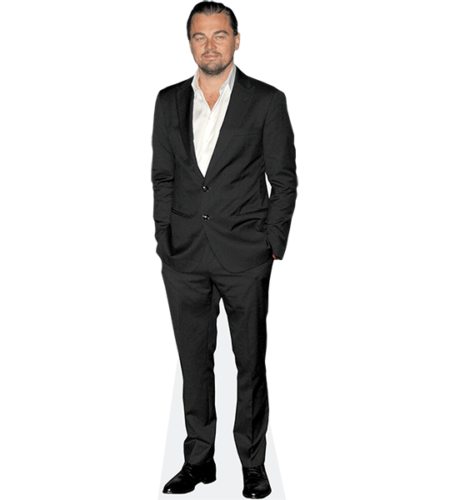 Leonardo Dicaprio (Black Suit) Pappaufsteller