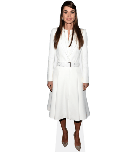 Queen Rania of Jordan (White Outfit)