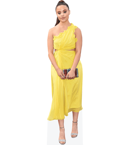 Sarah Jeffery (Yellow Dress)