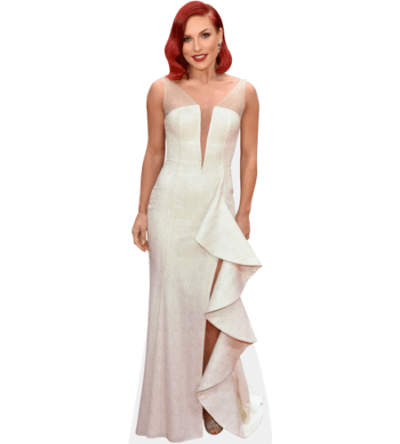 Sharna Burgess (White Dress) Pappaufsteller