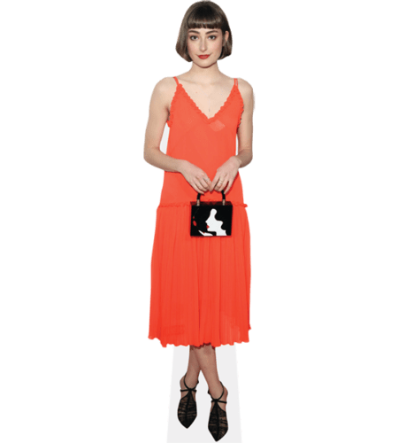 Ellise Chappell (Orange Dress) Pappaufsteller