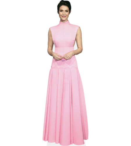 Gemma Arterton (Pink Dress) Pappaufsteller