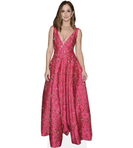 Minka Kelly (Pink Dress) Pappaufsteller